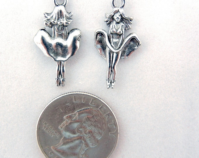 Pair of Pewter Movie Star Charms