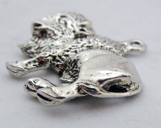 Pewter Buffalo Charm