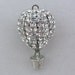 Hot Air Balloon Pendant Silver-tone with Rhinestones SALE