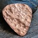 Hammered Copper Guitar Pick - Stamp With a Personalized Message or Leave Unstamped