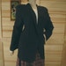 Vintage 80s Tamotsu Black Jacket Size 3 Bust 52 Hips 54 Length 29