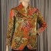 Vintage 60s/70s Evelyn Pearson Floral Lounging Jacket