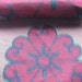 Vintage silk Japanese kimono fabric (pink flower)half width