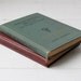 vintage Gregg shorthand books, set of 2 with ephemera, 1929 and 1930 Art Deco Industrial