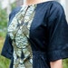 Midnight hour moss green Dress (linen /cotton) On sale last one M