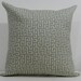 New 18x18 inch Designer Handmade Pillow Cases in blue and cream greek key