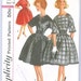 Vintage 1960 Cocktail Dress Sewing Pattern Size 12 s3599