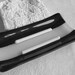Large Soap Dish in Black and White Glass