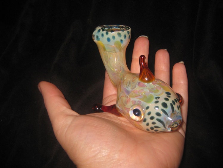 handblown glass fish