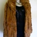 1980s Punk Rabbit Fur Coat SM/MED
