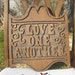 Love One Another wood plaque