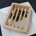 Upcycled Wooden Soap Dish - Cypress Wood, Handcrafted Draining Dishes Slotted Unfinished Go Green