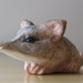 Vintage Dane Burr Studio Art Pottery Opossum Sculpture Figurine