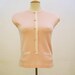 60s Top Vintage MOD Scooter Pink Sleeveless Shell S M