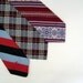 70s Ties Vintage Wide Mens Brocade Neckties lot of 3