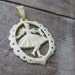Celluloid Dancing Lady Pendant