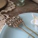 victorian hair stick comb fork antique rhinestone gold filled fan wedding