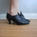 vintage DOTTY perforated oxford heels 6.5