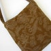 SALE Handbag Purse - Little Brown Bag - Embroidered Brown Fabric - 25% OFF SALE