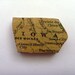 IOWA Brooch - Lapel Pin / Upcycled 1887 Antique Wood Geography Map Piece / Antique Mustard Gold / Wearable History / OOAK