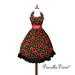 SALE 1950s Cherry Dress Summer Collection 2010