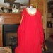 SALE 50% OFF -- Crimson Red Leine (Witch Ritual Robe or Renaissance Costume)