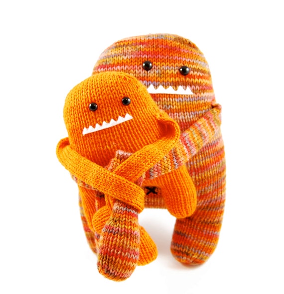 NEW Ursula and Uma the Understanding Monsters Knitting Pattern Pdf INSTANT DO...