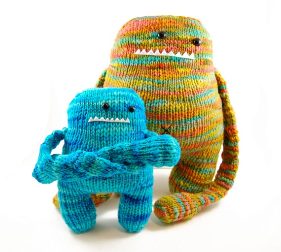 NEW Ursula and Uma the Understanding Monsters Knitting Pattern Pdf INSTANT DO...