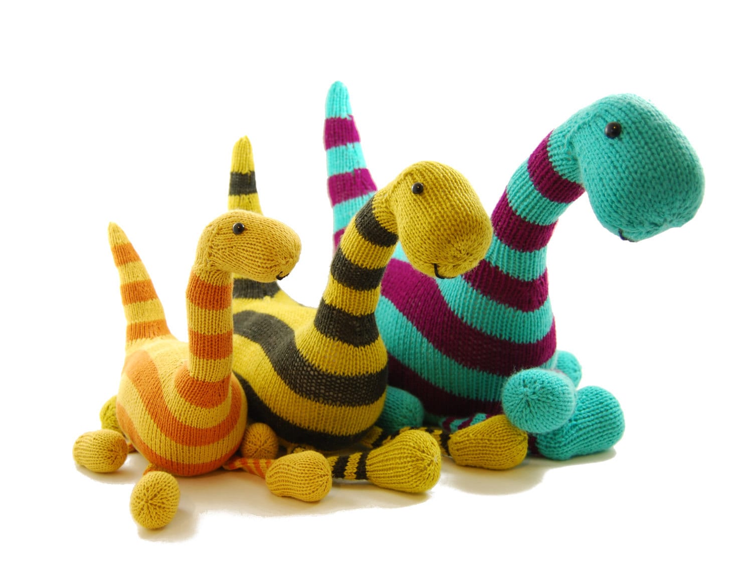 Basil the Boogie-Woogie Brontosaurus Knitting Pattern Pdf INSTANT DOWNLOAD fr...