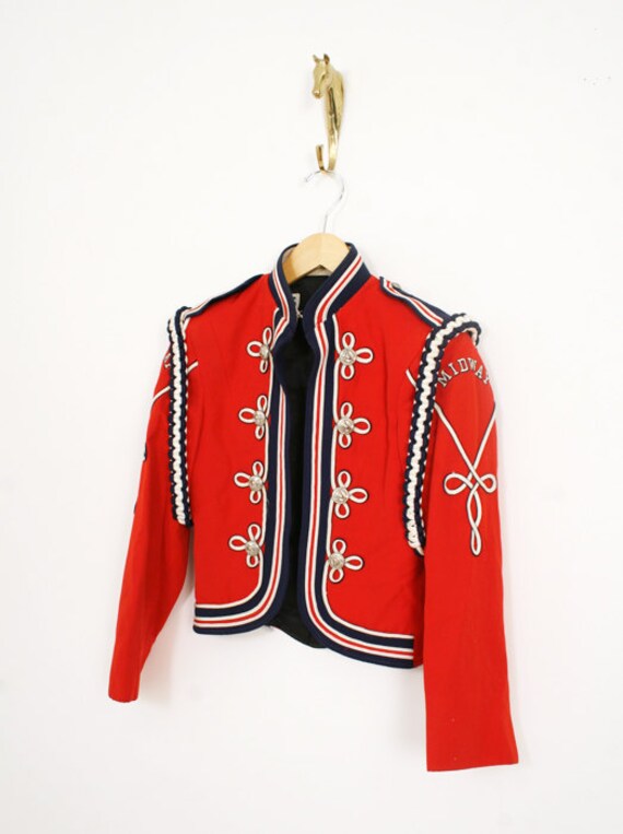 vintage marching band jacket xs