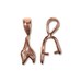 Double Leaf Pinch Bails Real Copper 41556 (2)