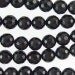 Black Onyx 8mm Faceted Round Gemstone Beads 71213