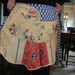 RETRO CAFE APRON for the Holiday Cook...."Free Shipping"