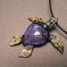 Glass Jewelry Sea Turtle Pendant for Guys or Gals
