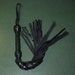 Leather Flogger - Black