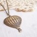 float away - hot air balloon necklace.