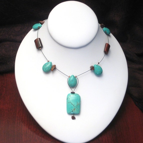 Robins Egg Blue Turquoise Necklace