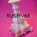 Reserved Vintage Shabby Chic Romantic Candlestick