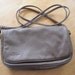 Vintage Brown Stone Mountain Leather Purse with Detachable Strap