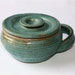 Turquoise Shaving Mug with Lid