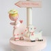 Sweet Vintage Irmi Wooden Nursery Lamp Mary Had a Little Lamb