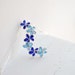 Reserved......Forget Me Not Pendant, Silver Flower Necklace, Miscarriage Memorial