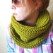 knit barrel cowl in CUSTOM COLOUR (wool blend)