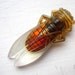 1960's Large Lucky French Cicada Pin Amber Orange Vintage Etsy Front Page 12-22-11 Yay-ah