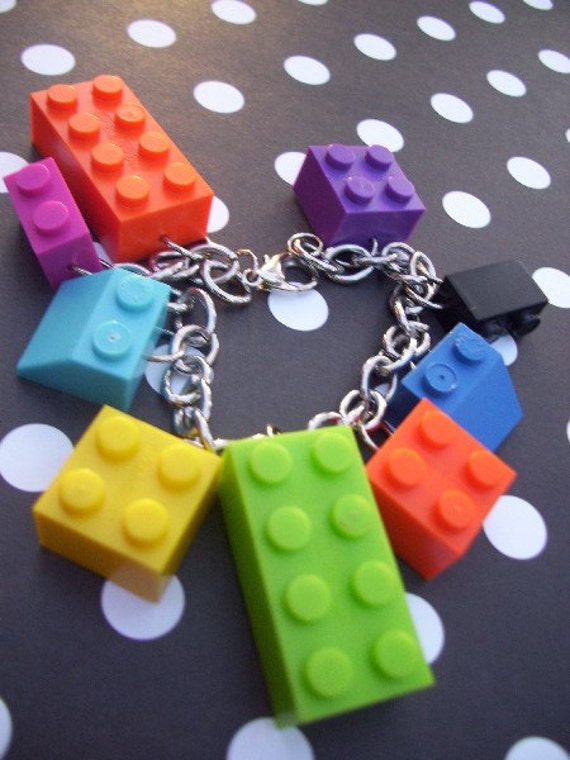 Chunky Lego Charm Bracelet