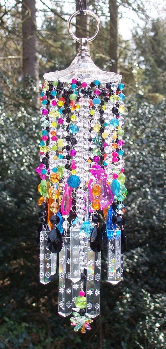 Dance Vintage Crystal Wind Chime Gypsy Dance Vintage Crystal Wind Chime