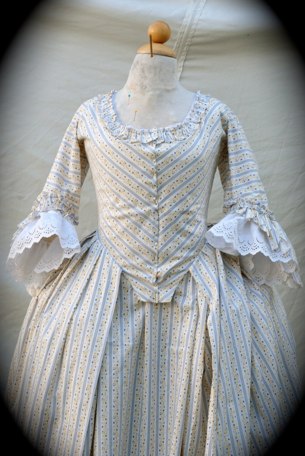 18th Century Marie Antoinette Colonial Dress by GeorgianaCouture