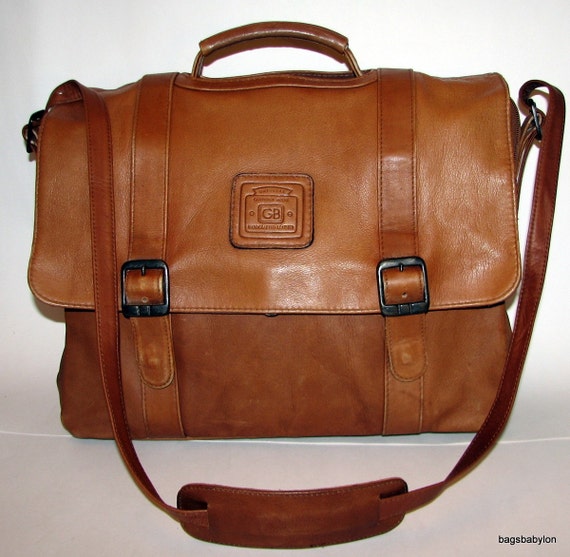 Geoffrey Beene x large briefcase laptop bag by BagsBabylon on Etsy