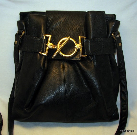 Bags by PINKY fancy all genuine leather lrg bag satchel