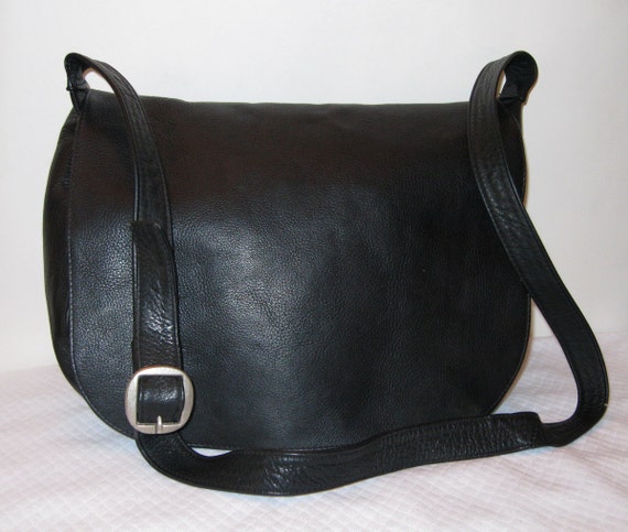 Extra Large Colombian leather cross body bag messenger bag in